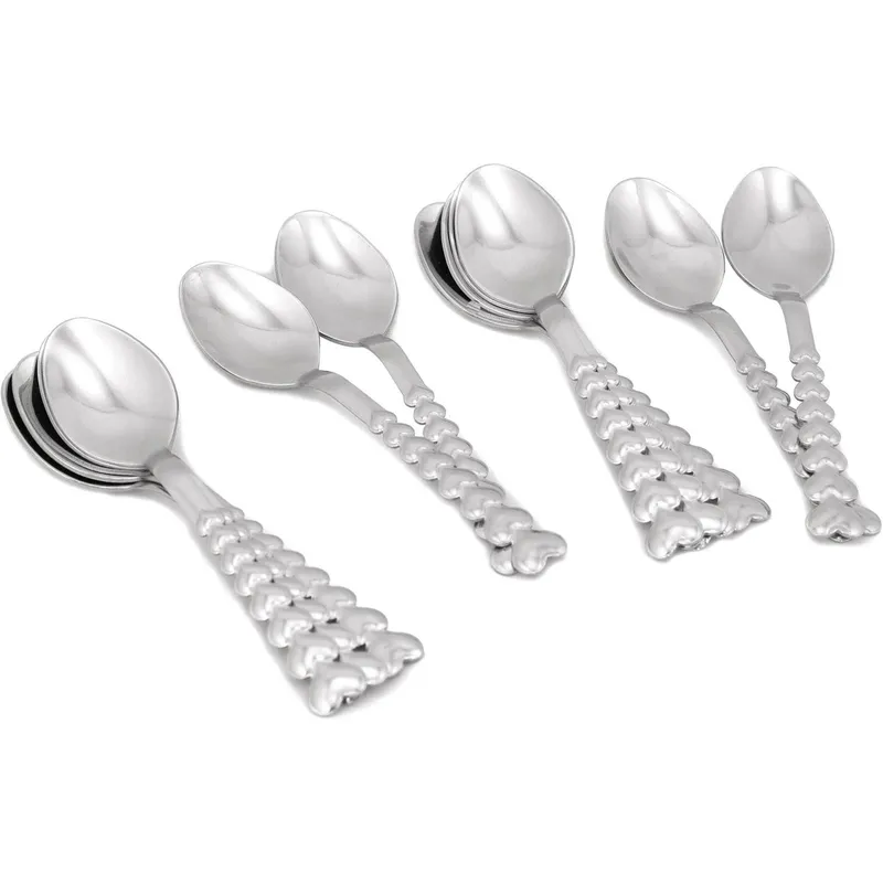 Hermia Dessertlöffel Herz 12 cm, Silber
