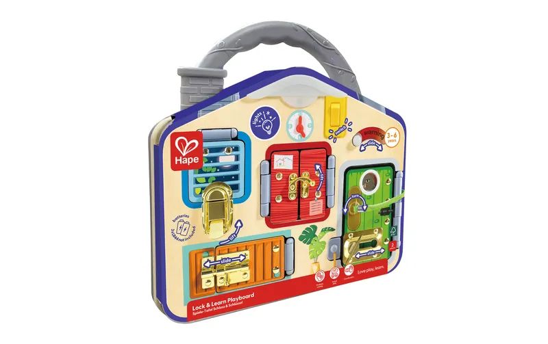 Hape Spiele-Tafel Schloss & Schlüssel