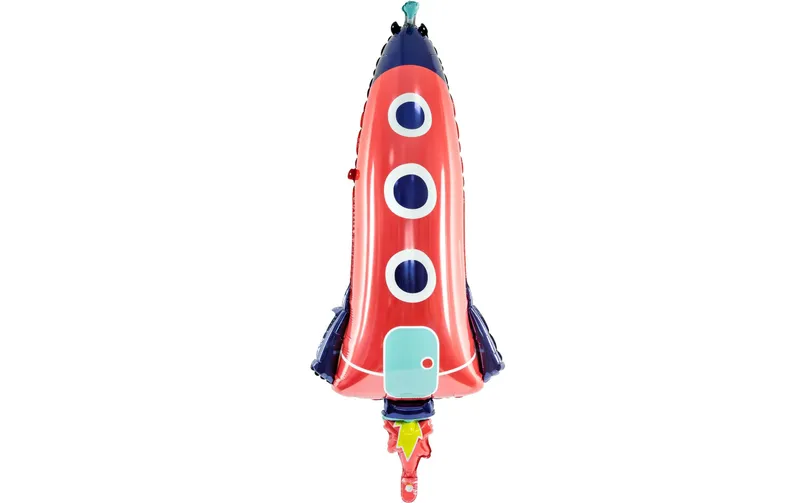 Partydeco Folienballon Rocket multicolour