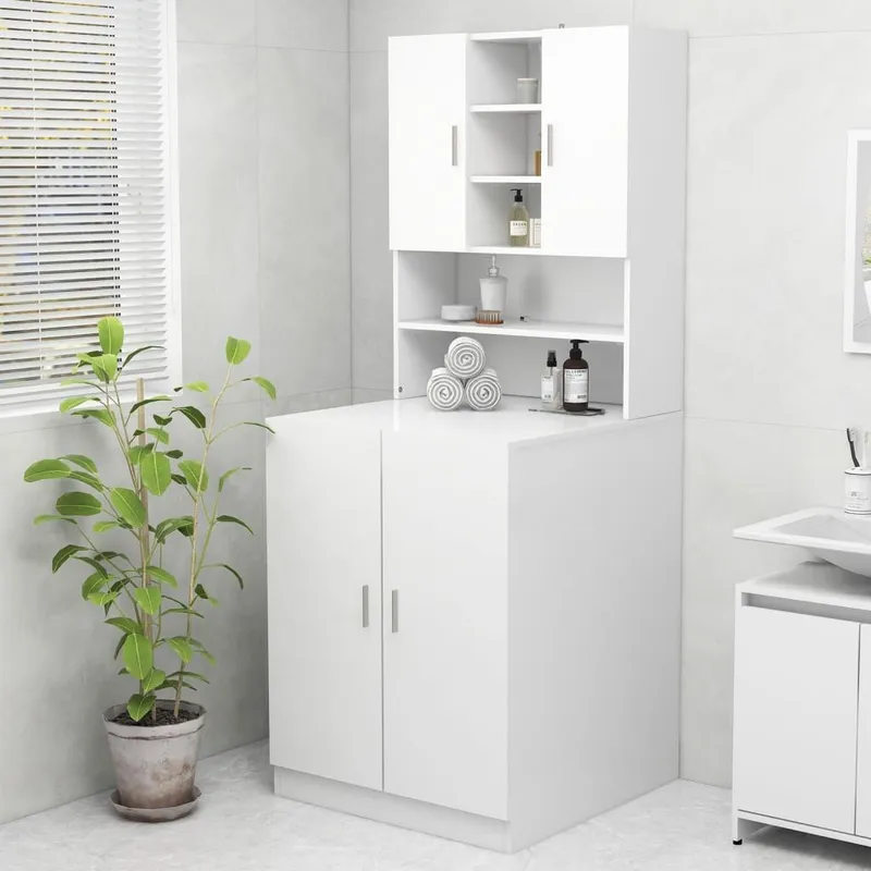 Waschmaschinenschrank bianco