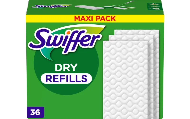 Swiffer Reinigungspad Bodenwischer Dry Nachfülltücher 36 pièces