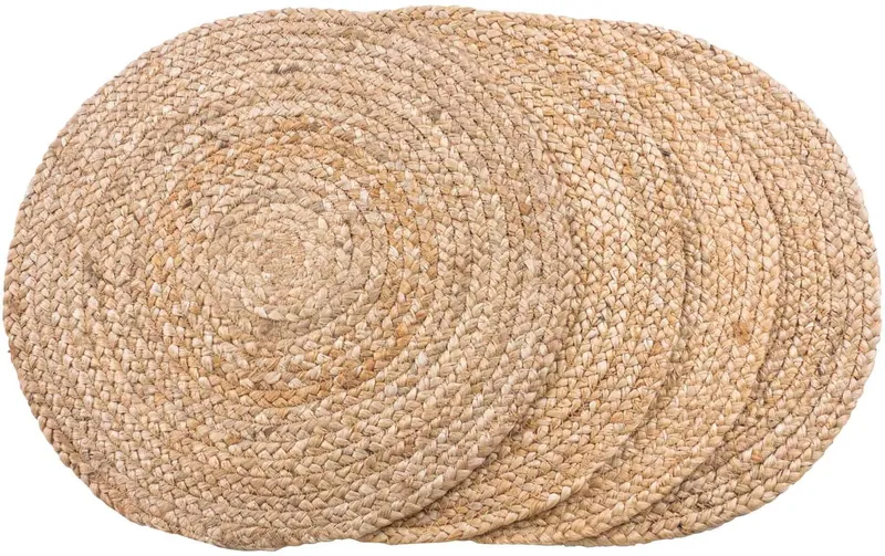 House Nordic Tischset Ø 38 cm, naturale, 4 pieces