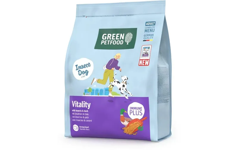 Green Petfood Trockenfutter Vitality with Insects und Duck 900 g