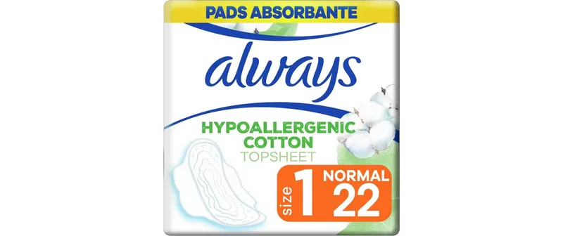 Always Binde Cotton Normal Gr.1 22 Stück