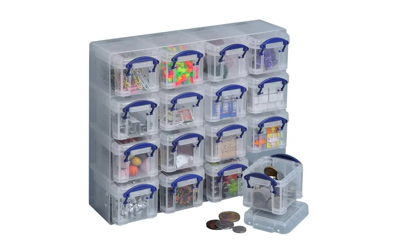 Really Useful Box Schubladenbox Set 0.14 l transparent