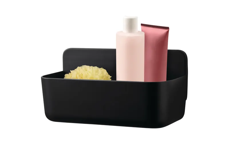 tesa Lavaa Duschkorb M, black