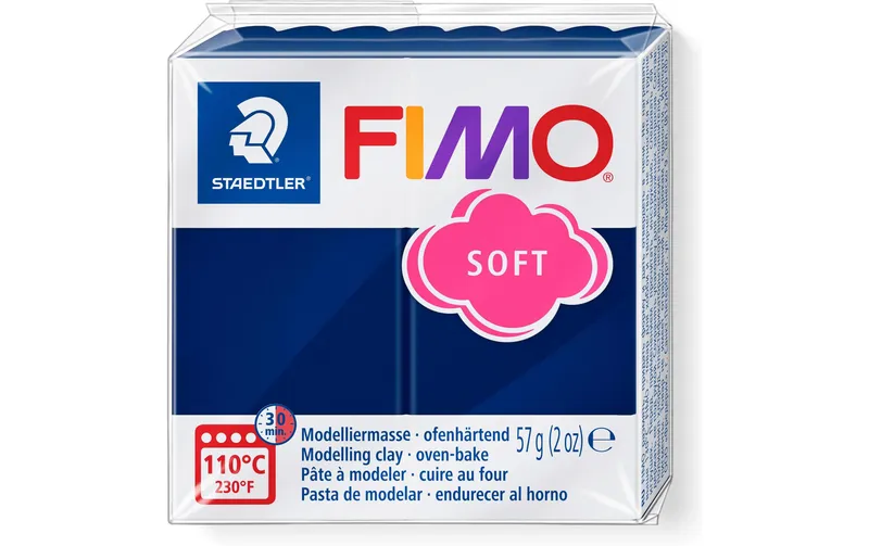 Fimo Modelliermasse Soft Windsorblau