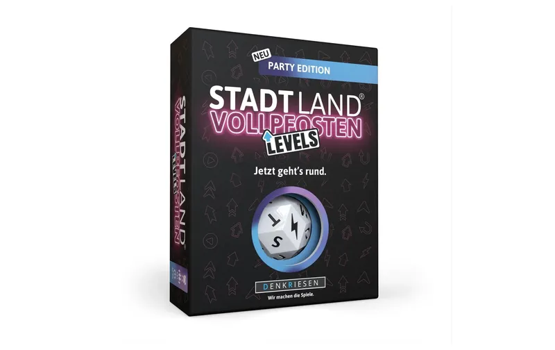 Denkriesen Stadt Land Vollpfosten Levels Party Edition -DE