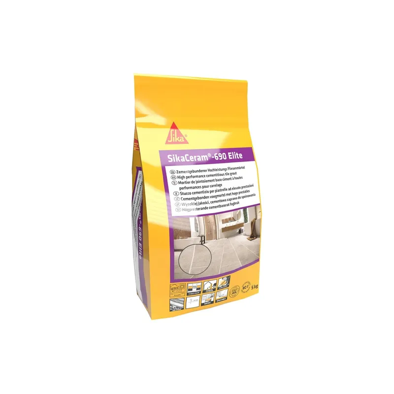 Sika Ceram-690 Elite bianco 10 per Naturstein 5 kg