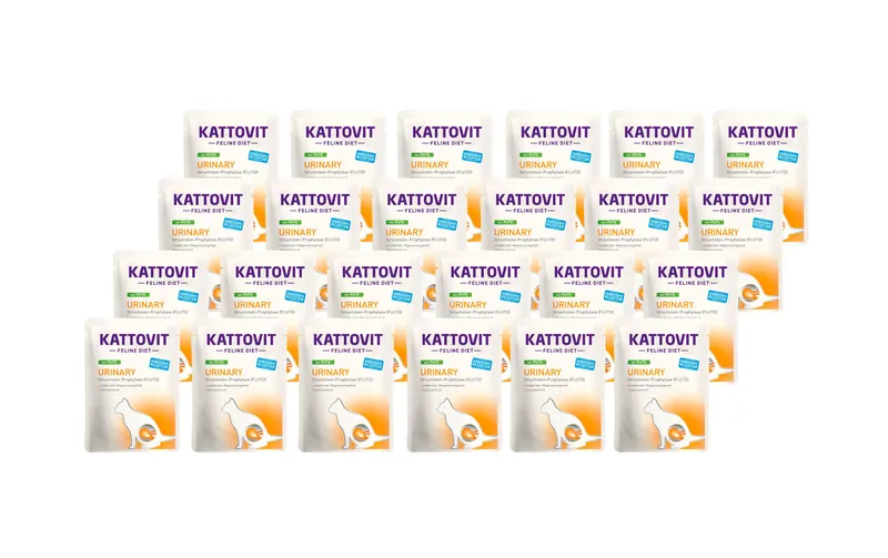 Kattovit Nassfutter Urinary Pute, 24 x 85 g