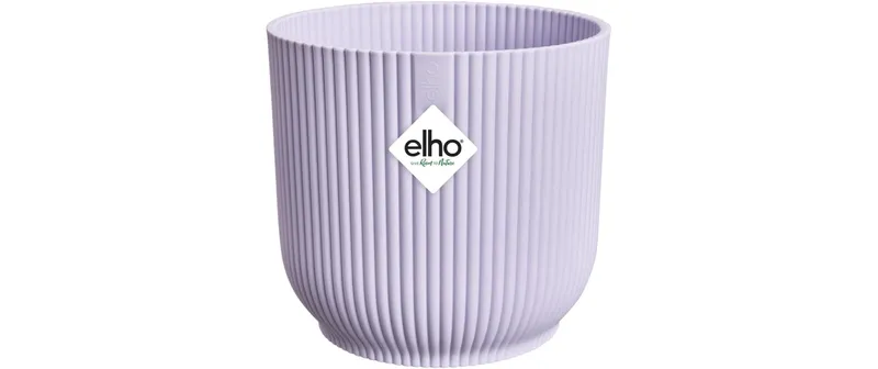 Elho Blumentopf Vibes Fold 3.6 l, Zartes Lila