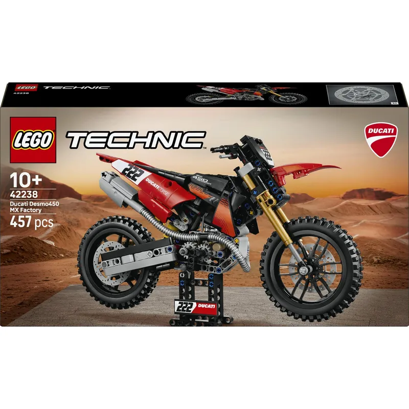 LEGO® Technic Ducati Desmo450 MX Factory Motorrad 42238