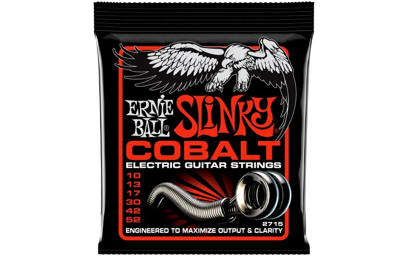 Ernie Ball Gitarrensaiten 2715 Slinky Cobalt – Skinny Top 10-52