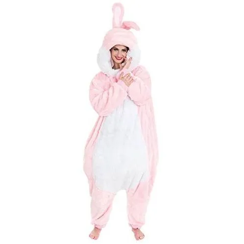 Kostüm Hase 164cm pink/rosa