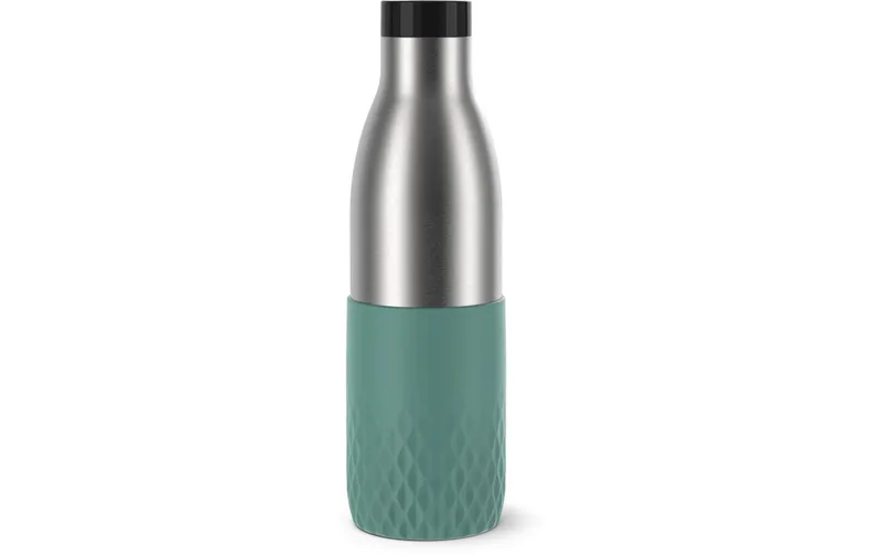 Emsa Trinkflasche Bludrop Sleeve 700 ml, Grün