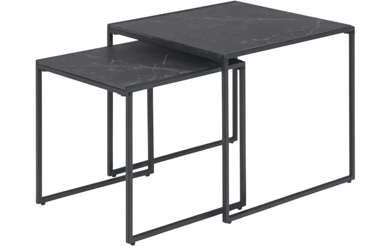 AC Design Couchtisch Infinity 2 pieces, black