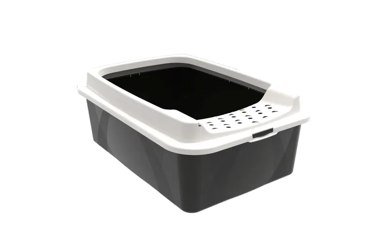 rougeho Katzentoilette Bonnie M Eco noir – Sand