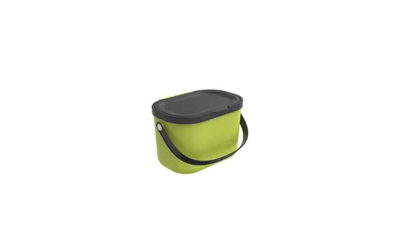 Rotho Komposteimer Albula 3.2 l, Lime Grün
