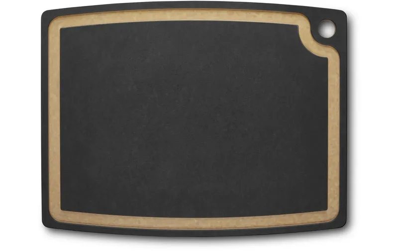 Victorinox Schneidebrett Kitchen Saftrille, 49.5 cm x 38.1 cm, Schwarz