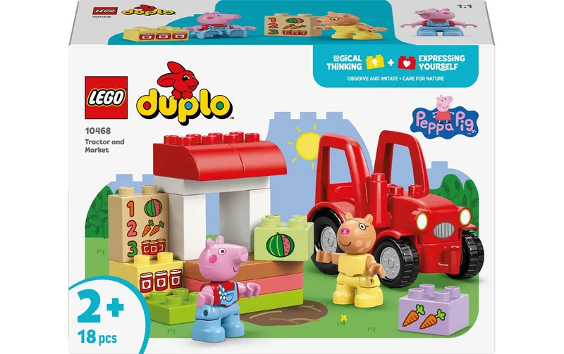 LEGO® DUPLO® Traktor et Marktstand 10468