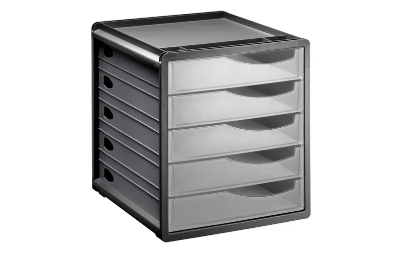 rossoho Schubladenbox Spacebox 5 grigio
