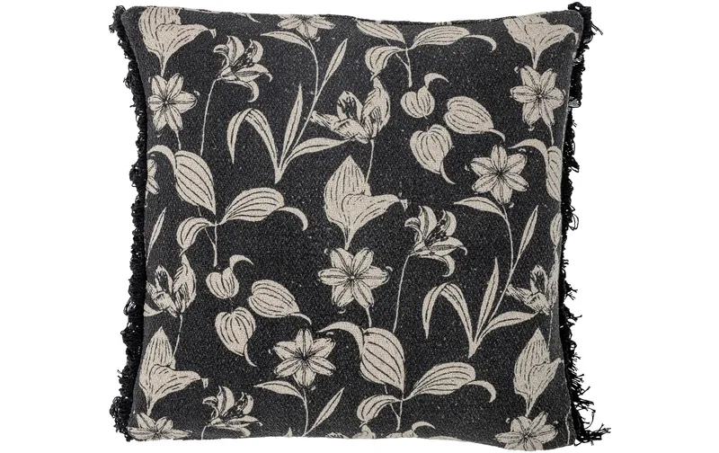 Bloomingville Kissen Mali 50 x 50 cm, black