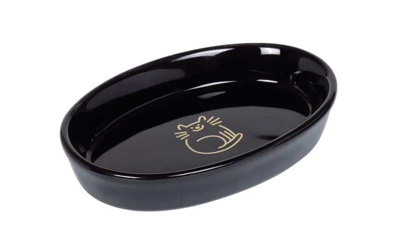 Nobby Keramiknapf Golden Fish Bone, 17 x 11 x 2.5 cm, 0.12 l