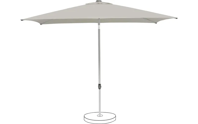 Suncomfort by Glatz Sonnenschirm Pop Up 250 x 200 cm Light grey