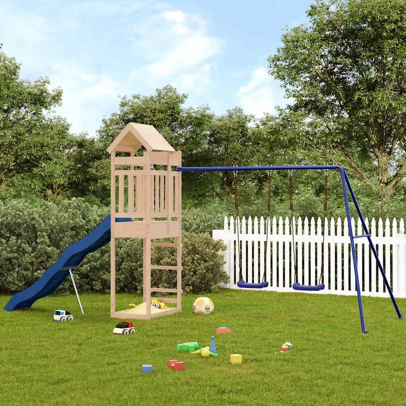 Spielturm solid pine wood