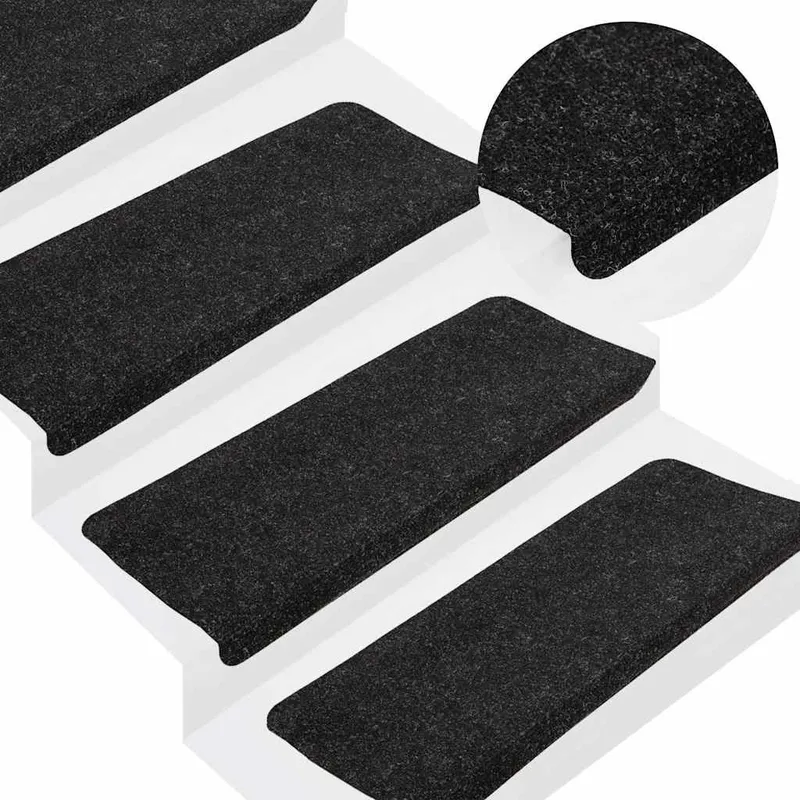Stufenmatten Selbstklebend 30 Stk. anthracite 65x24,5x3,5 cm
