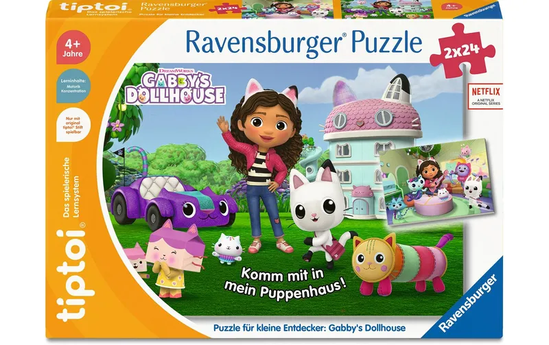 tiptoi Puzzle pour kleine Entdecker, Gabby's Dollhouse