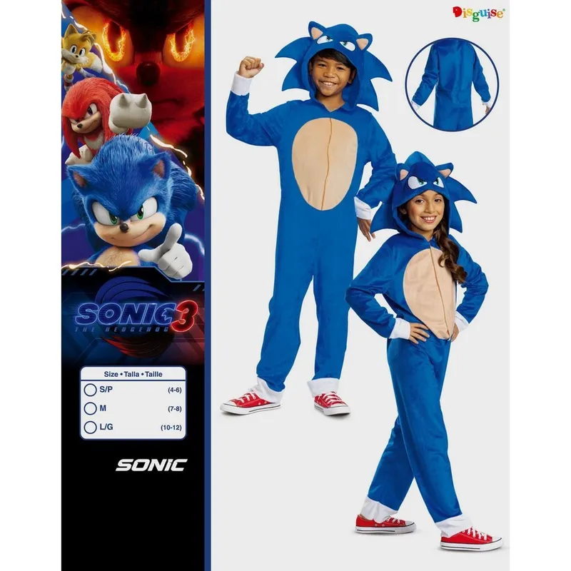 Kostüm Sonic Movie per bambini