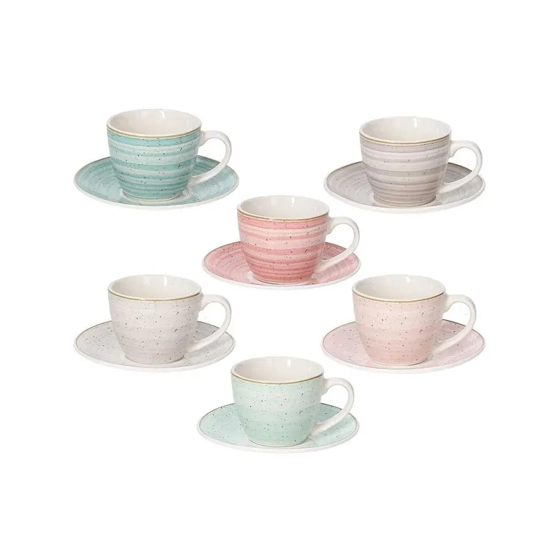 Tognana Tasse espresso Pepper Mamboo 80 ml, 6 pièces, Multicolore