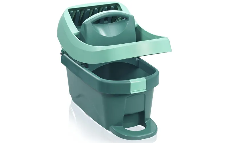 Leifheit Wischtuchpresse Profi XL 8 l, con Rollen, Türkis
