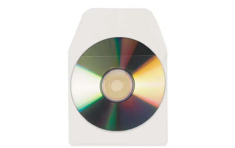 3L Hülle pour CD/DVD avec Klappe transparent, 10 pièces