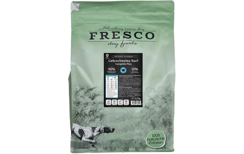 FRESCO Trockenfutter BARF Complete Plus Pute, 2.5 kg