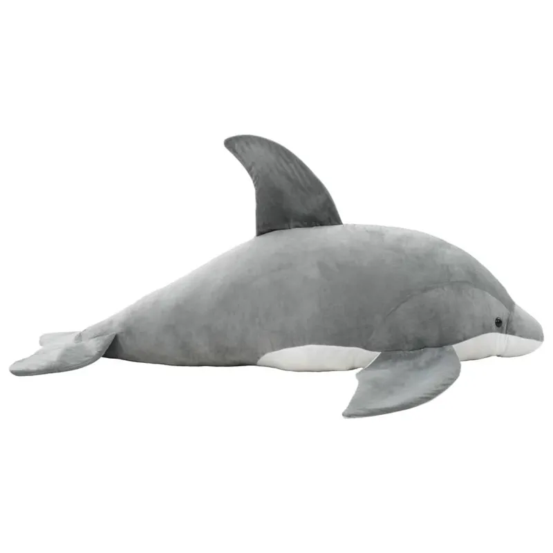Delfin Kuscheltier Plüsch grigio