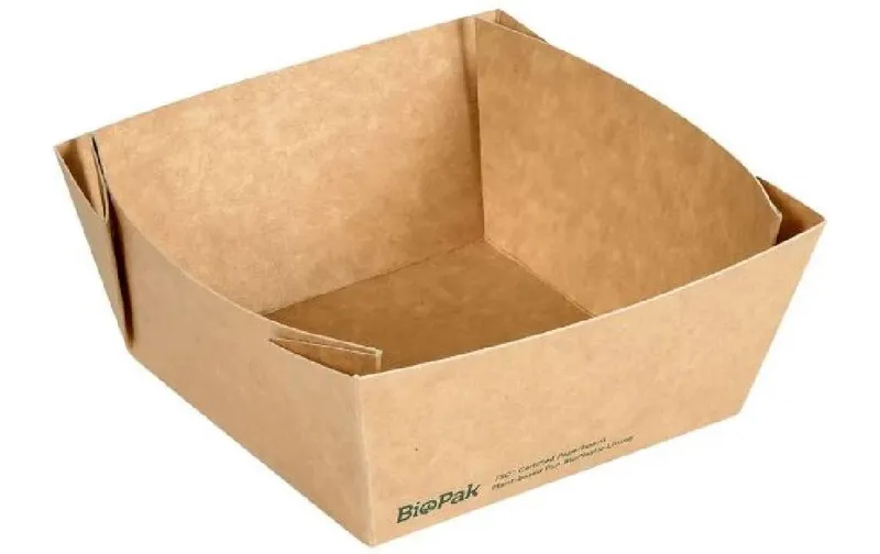 Duni Behälter Viking Cube Low 510 ml, brown, 300 pieces