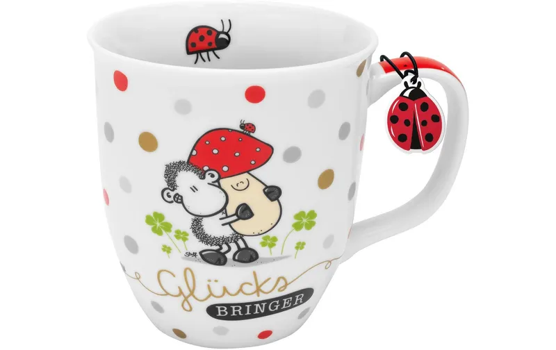 Sheepworld Universaltasse Glücksbringer 400 ml, 1 pièces, blanc
