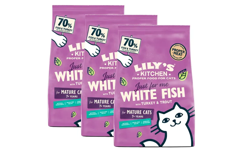 Lily's Kitchen Trockenfutter Senior Fisch, 2.4 kg