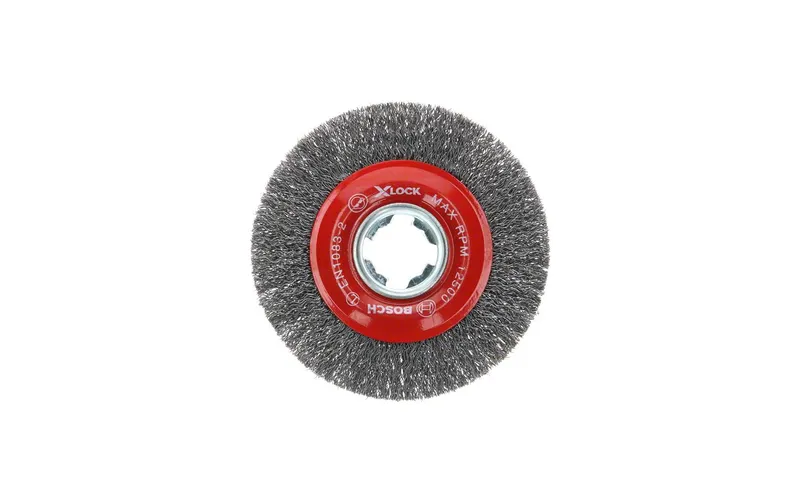 Bosch Professional Scheibenbürste X-LOCK 115 mm, gewellter Stahldraht