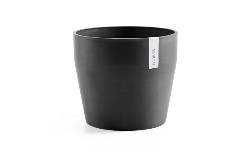 Ecopots Blumentopf Sankara Ø 40 cm Dunkelgrau