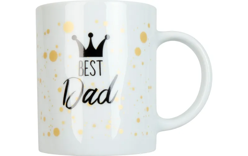 Könitz coffee cup Best Dad 300 ml, 1 pieces, white