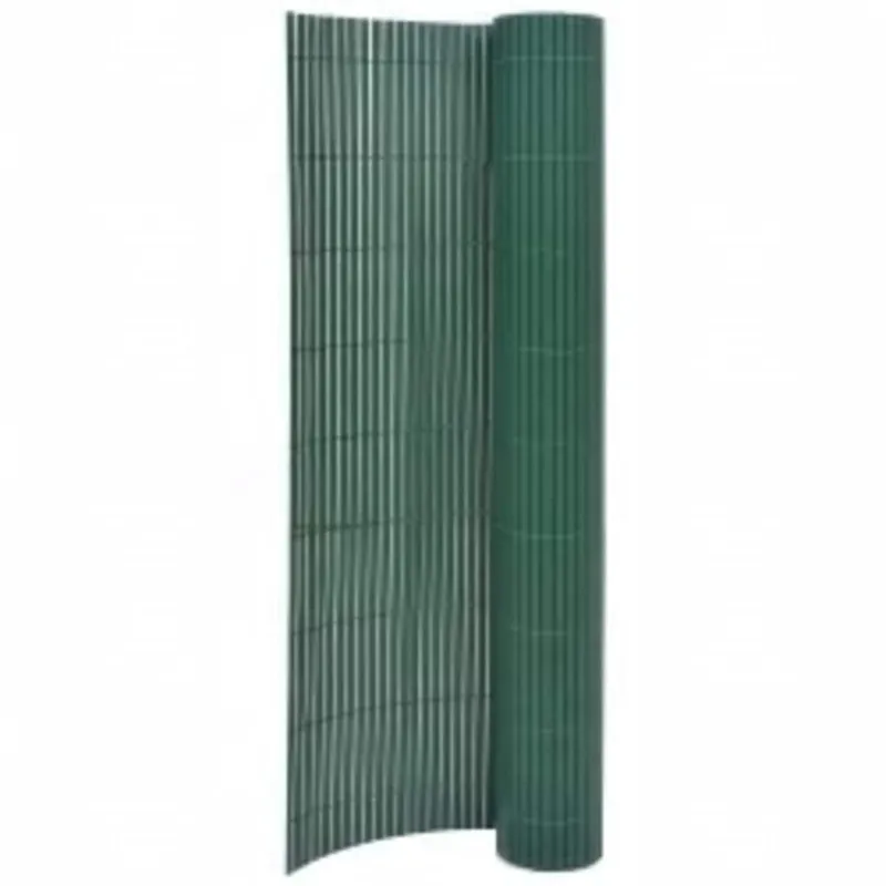 Gartenzaun Doppelseitig 110x400 cm Grün