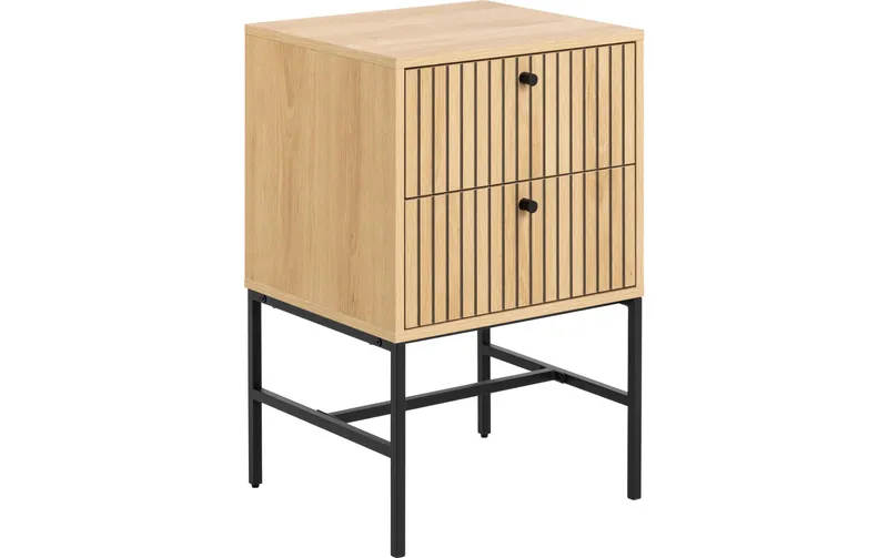AC Design Nachttisch Albany 45.6 x 70 cm, marrone