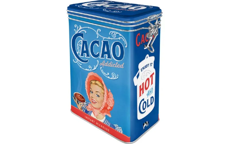 Nostalgic Art Vorratsdose Cacao 1.3 l, bleu/rouge/blanc