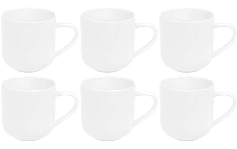FURBER Tasse 400 ml, 6 pieces, white