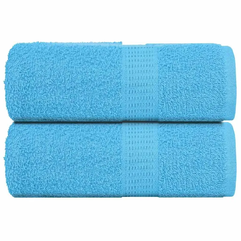Serviettes d'invité FROGN 2 pcs turquoise 30x50cm 360 g/m²