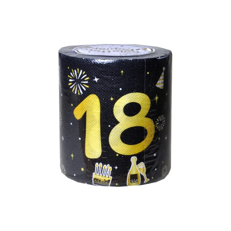 Trendcompany Scherzartikel Wc Papier, 18. Geburtstag