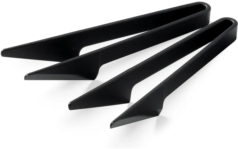 Stöckli Raclette-Zangenspachtel & Grillzange, 2 pieces, black